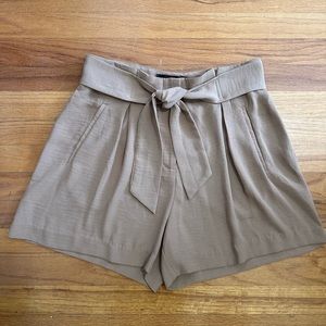 Khaki Flowy Shorts